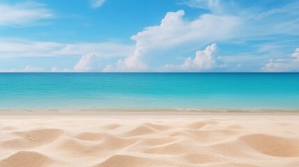 Obraz premium beach and sand with clean pastel light