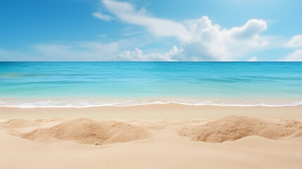 Fototapeta premium beach and sand with clean pastel light