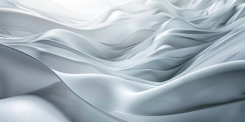 Obraz premium Detailed close-up of a white fabric featuring intricate patterns, suitable for background design or wallpaper purposes