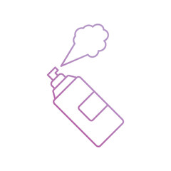 spray paint icon with white background vector stock illustration