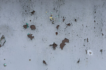 Iron, rusty texture.