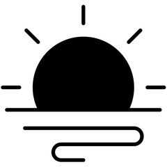 Black Weather Forecast Icon Pack