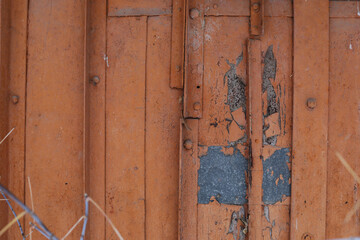 Iron, rusty texture.