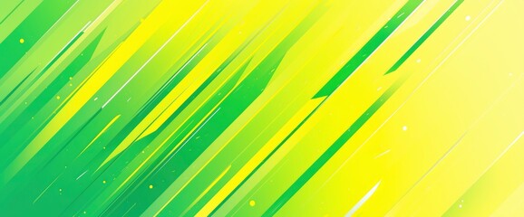 Green-yellow half-tone background with diagonal streaks, adding dynamic energy, Cartoon background