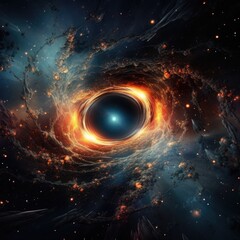 Cosmic black hole in space