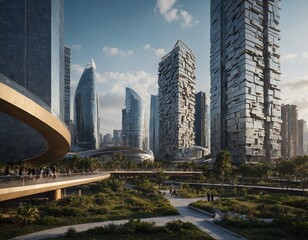 Discover the latest trends in architecture and urban design with our striking global trends background image.

