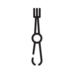 Retractor Surgical Tool Line Icon