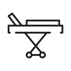 Stretcher Rescue Medical Line Icon