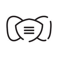 Surgical Mask Surgery Line Icon