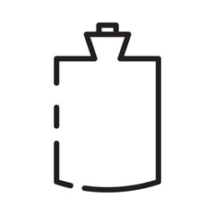 Bottle Hot Tool Line Icon