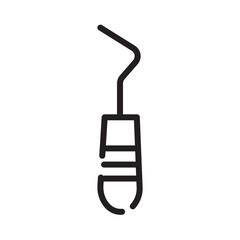 Dental Care Tool Line Icon