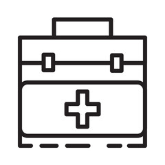 First Kit Medical Line Icon