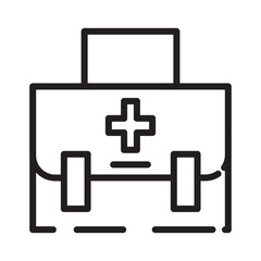First Kit Medical Line Icon