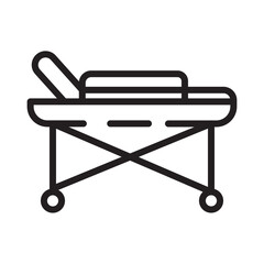 Aid Pulse Wheelchair Line Icon