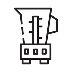 Cooking Food Mixer Line Icon