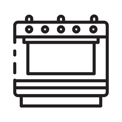 Kitchen Cook Tool Line Icon