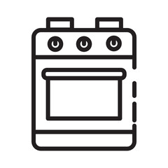 Cooker Kitchen Food Line Icon