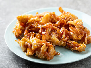 fried crab on a plate