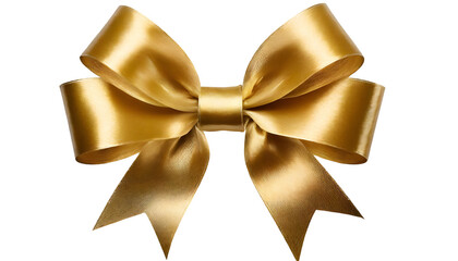 Illustration of gold bow