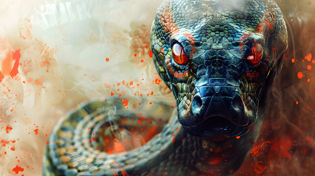 Venture into the Mystical Realm of Nagaraja,the Serpent of Ancient Royalty,Where Power and Enlightenment Await