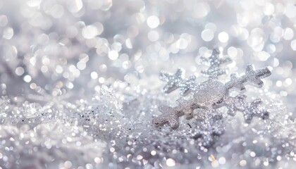 Fototapeta premium A beautiful and elegant snowflake, perfect for the holiday season. Use it to decorate your home, office, or Christmas tree.