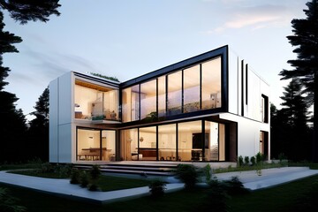 Modern self sufficient house design.