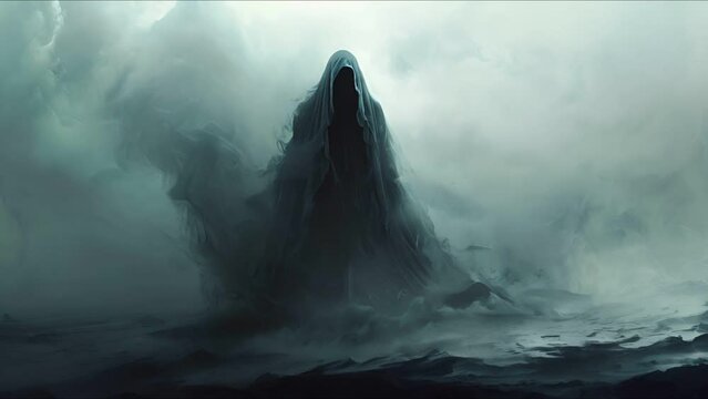 Whisperer of death, ethereal form, shadowed realm