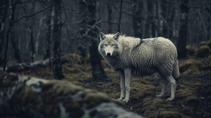 Obraz premium wolf in winter