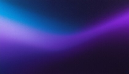 Obraz premium Dark blue purple glowing grainy gradient background black noise texture poster header banner design