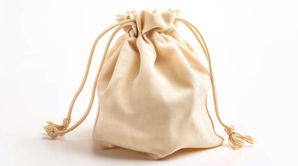A lovely cinch sack on a plain background.
