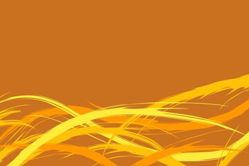 blank background orange brush watercolour texture background element copy space
