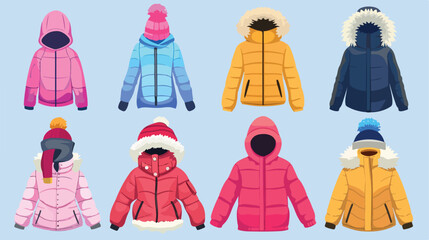 Winter clothing design vector illustration eps10 