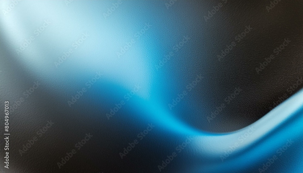 Poster blue black abstract gradient background grain texture effect dark vibrant color flow wave copy space