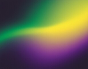 Obraz premium Abstract purple green yellow grainy gradient background dark retro poster header banner backdrop design
