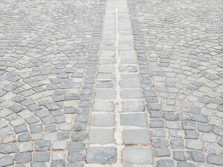 the cobblestone