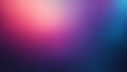 Obraz premium Blurred color gradient purple pink blue grainy color gradient background dark abstract backdrop banner poster card wallpaper website header design