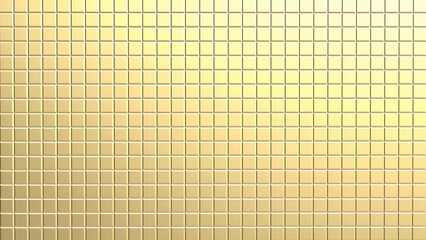 The gold tile image for Background concept 3d rendering..