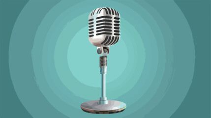 Isolated microphone device design Vector stylee vector