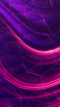 Video vertical background polygon and shape