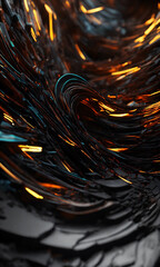 abstract background with waves
