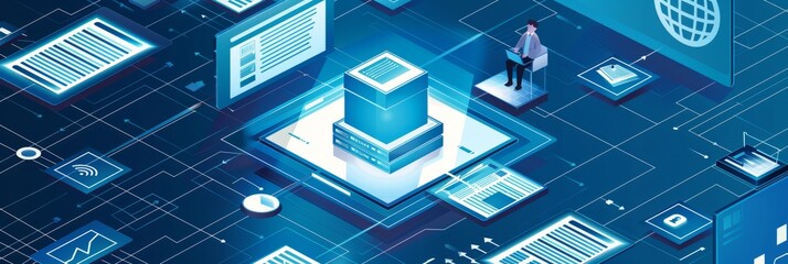 Compliance and Governance, Illustrate a scenario that highlights how advanced document management technologies ensure regulatory compliance and governance standards