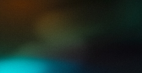 Dark abstract, grainy pattern, gradient teal green.  Product background design noise illustration