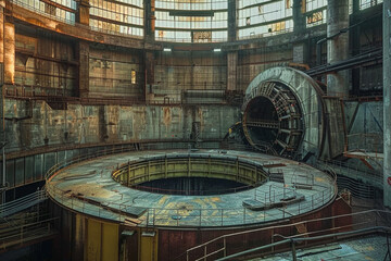 An artistic photo series capturing the eerie beauty of abandoned power stations 