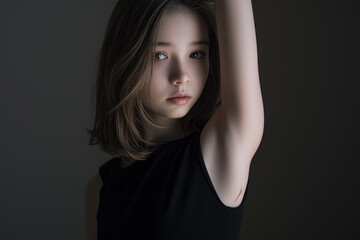 Fototapeta premium Easygoing and playful personality of a teenager