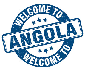 Welcome to Angola stamp. Angola round sign