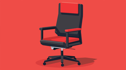 Office chair isolated icon Vector illustration. vector