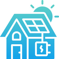 Solar panel icon