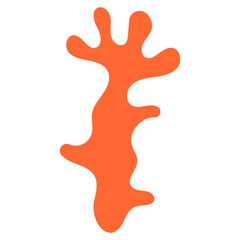 Abstract Coral Illustration