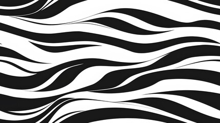 solid black lines on white background, seamless pattern, pattern for print