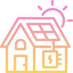 Solar panel icon